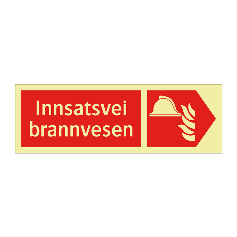 Innsatsvei brannvesen