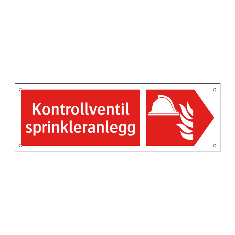 Kontrollventil sprinkleranlegg