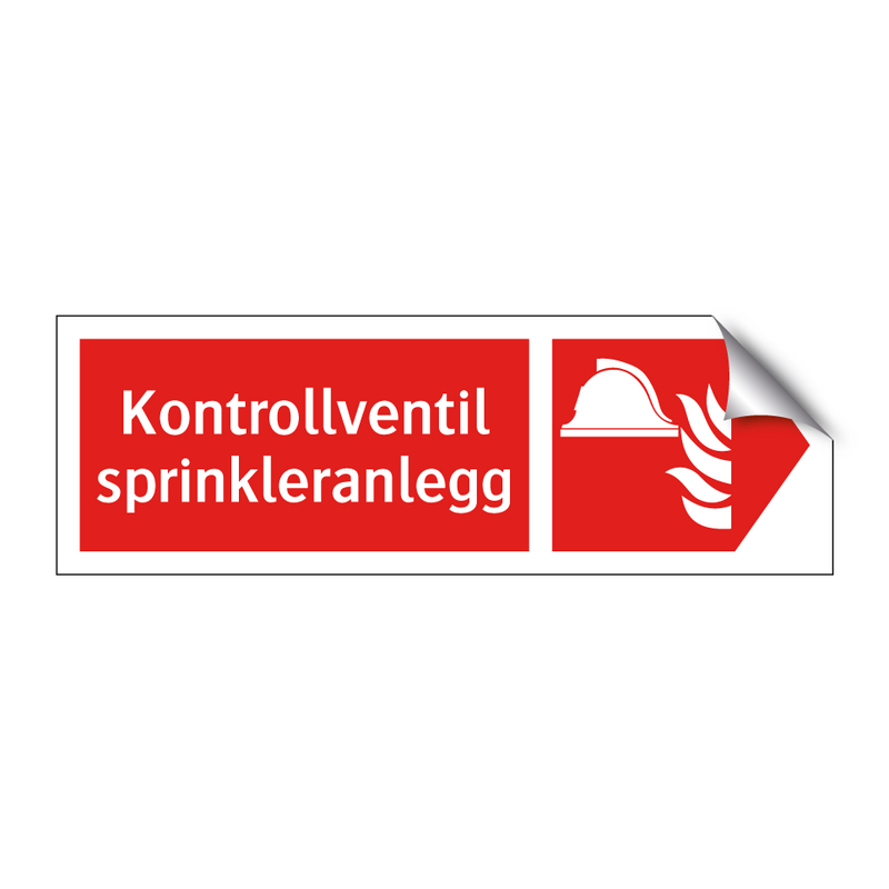 Kontrollventil sprinkleranlegg