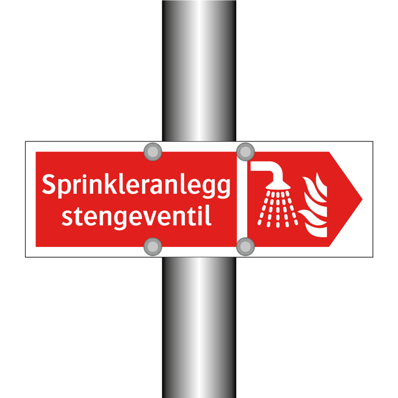 Sprinkleranlegg stengeventil