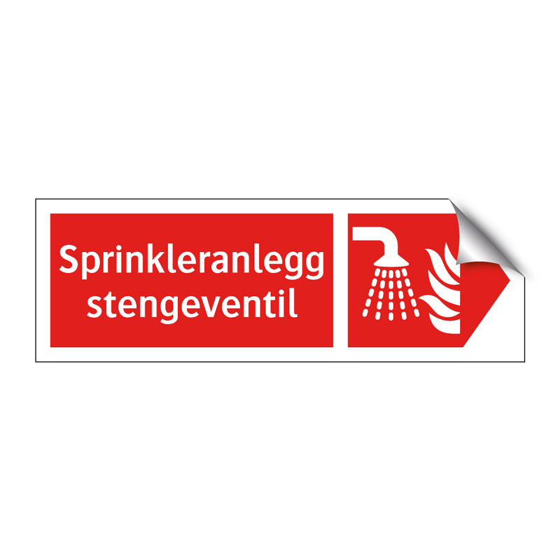 Sprinkleranlegg stengeventil