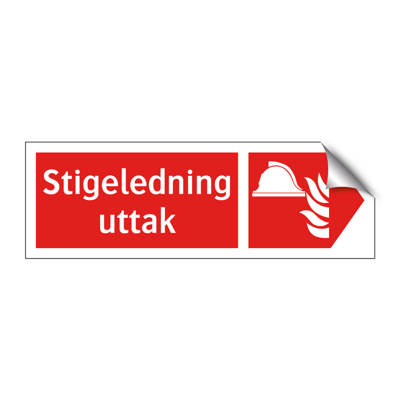 Stigeledning uttak