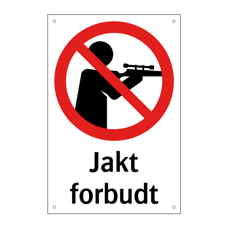 Jakt forbudt