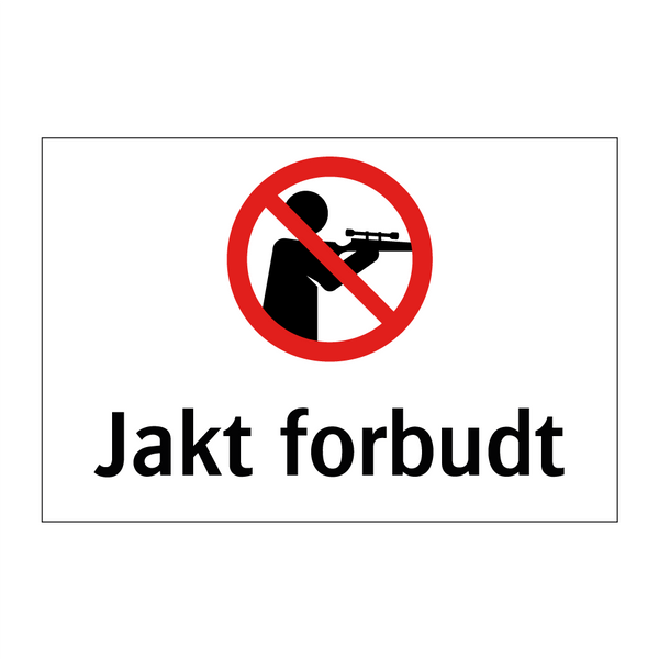 Jakt forbudt