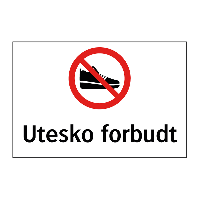 Utesko forbudt