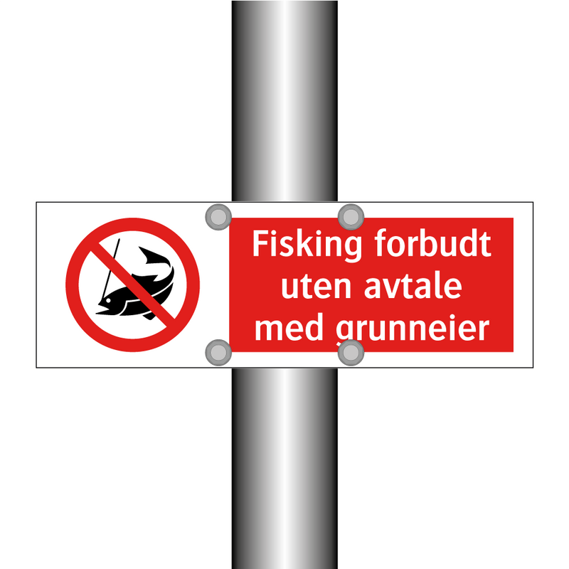 Fisking forbudt uten avtale med grunneier