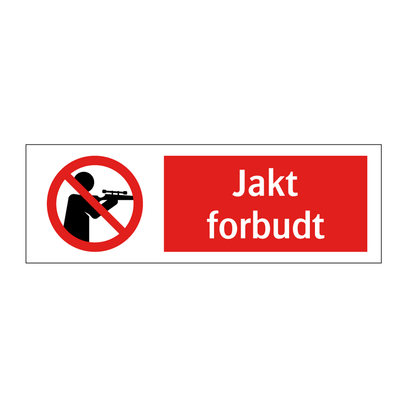 Jakt forbudt