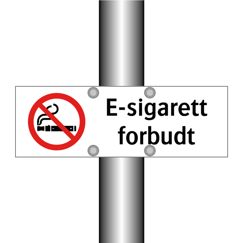 E-sigarett forbudt