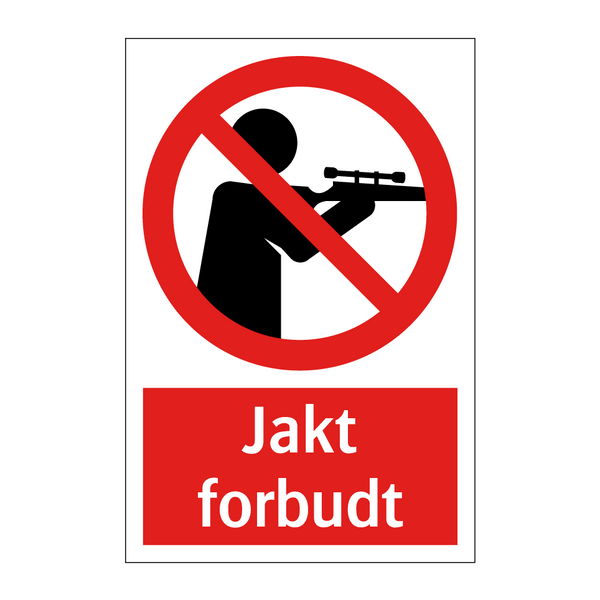 Jakt forbudt