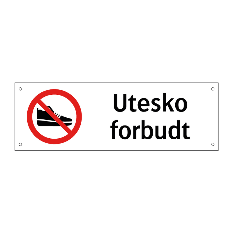 Utesko forbudt