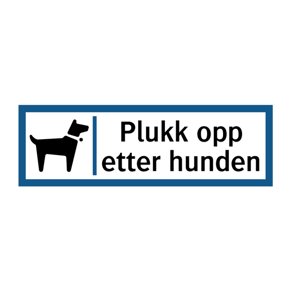 Plukk opp etter hunden