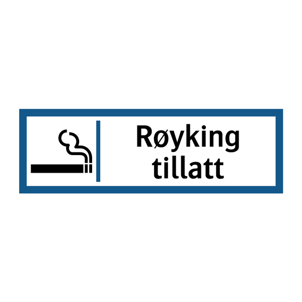 Røyking tillatt