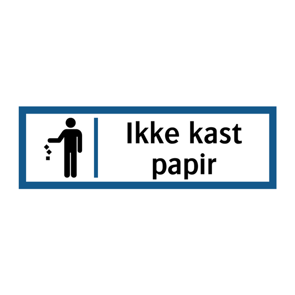 Ikke kast papir