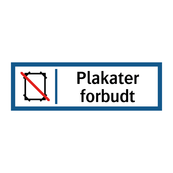 Plakater forbudt