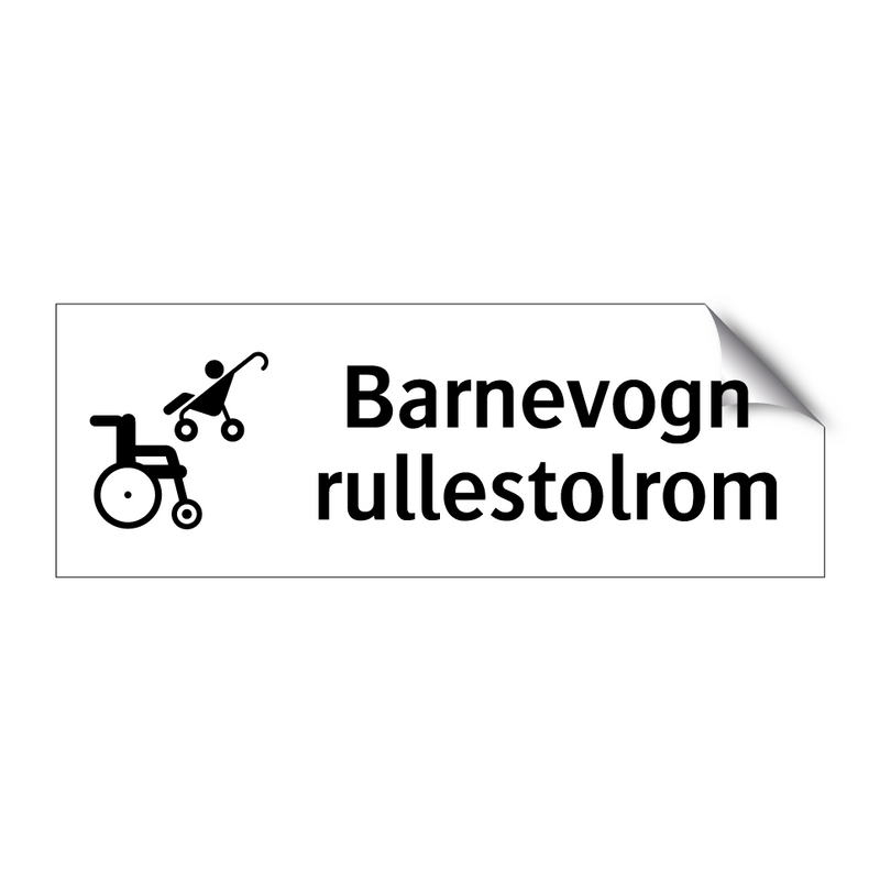 Barnevogn rullestolrom & Barnevogn rullestolrom