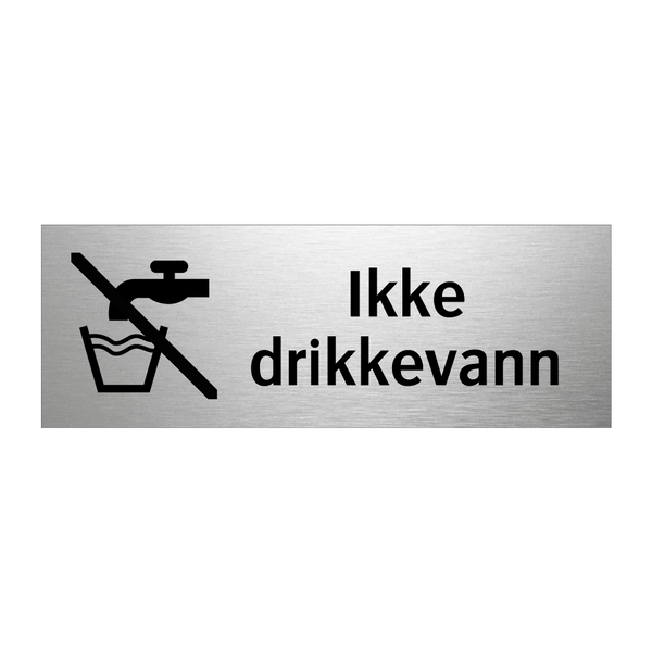 Ikke drikkevann & Ikke drikkevann & Ikke drikkevann & Ikke drikkevann & Ikke drikkevann