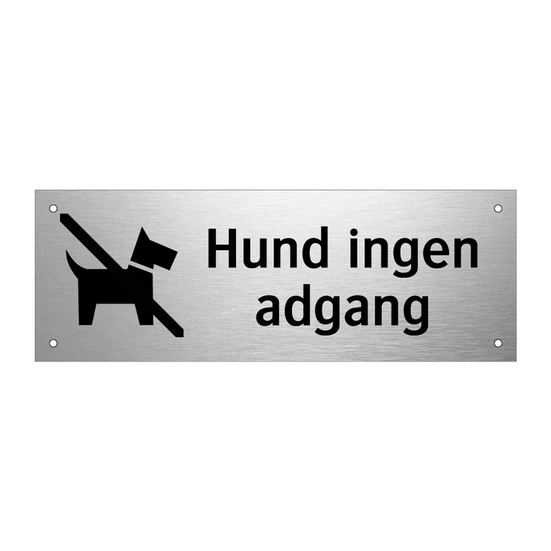 Hund ingen adgang & Hund ingen adgang