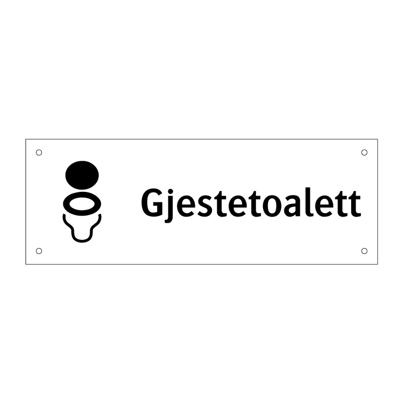 Gjestetoalett & Gjestetoalett