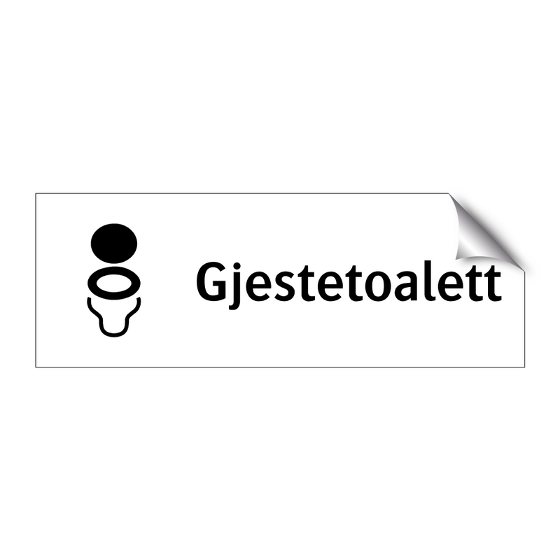 Gjestetoalett & Gjestetoalett