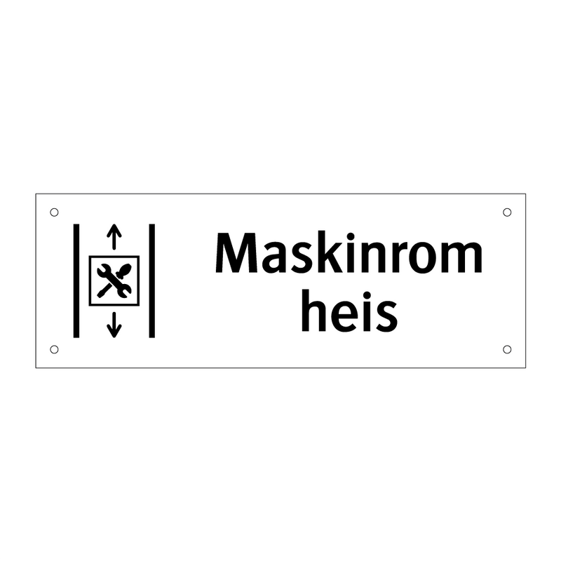 Maskinrom heis & Maskinrom heis