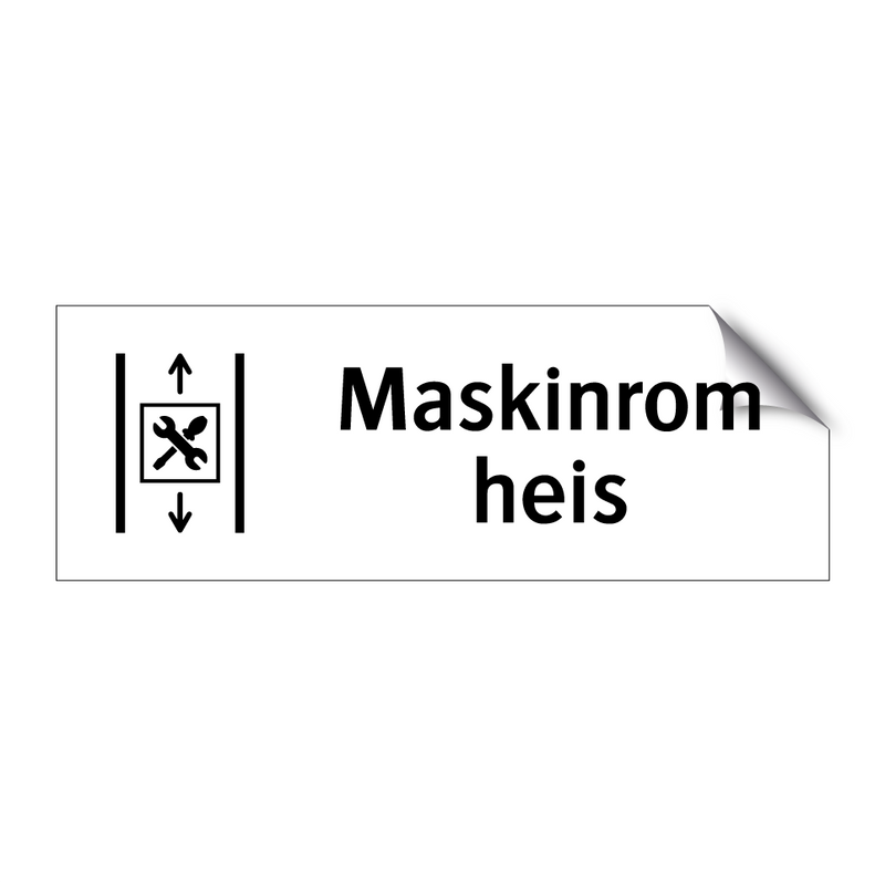 Maskinrom heis & Maskinrom heis