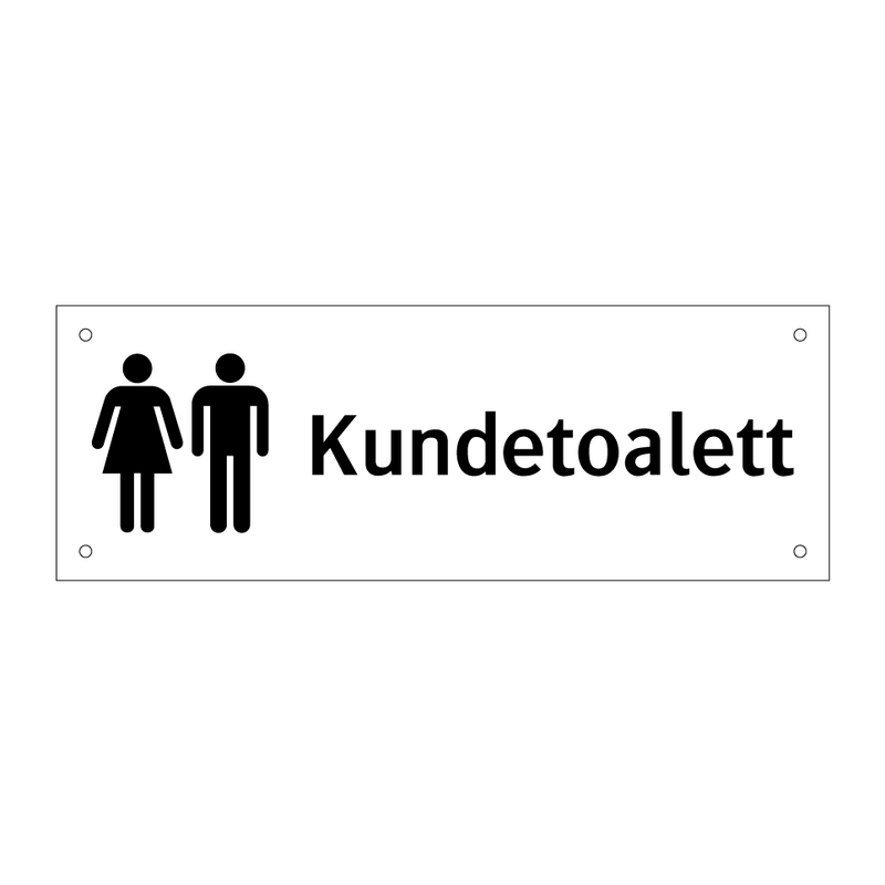 Kundetoalett & Kundetoalett