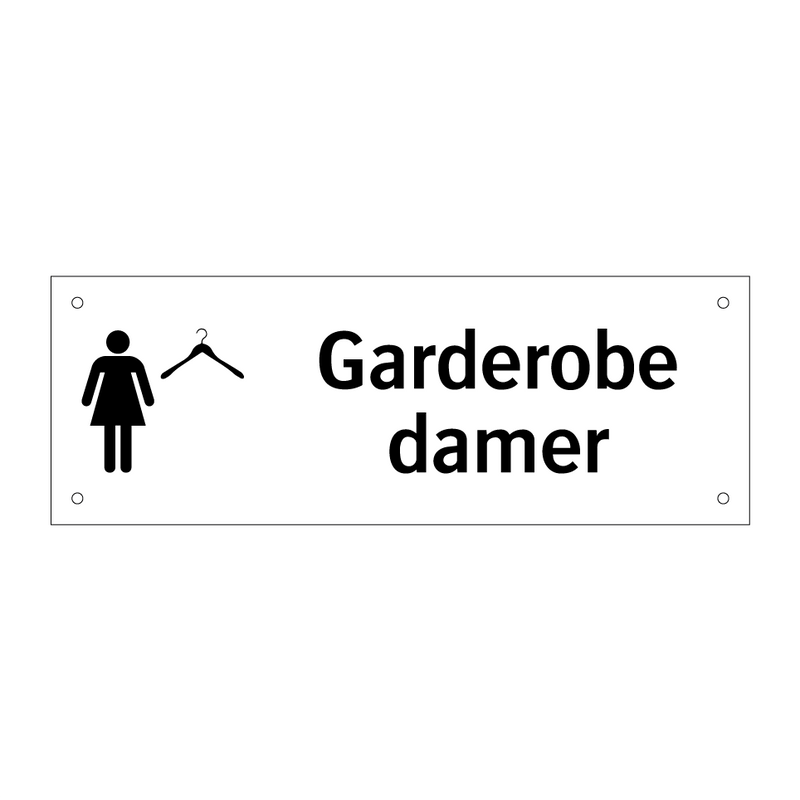 Garderobe damer & Garderobe damer