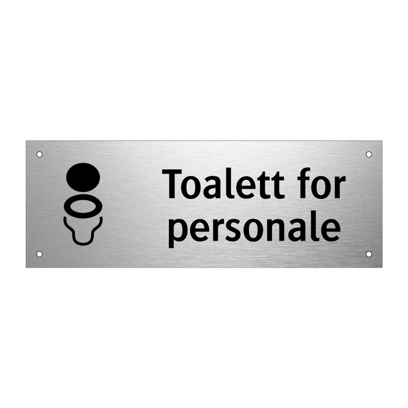 Toalett for personale & Toalett for personale