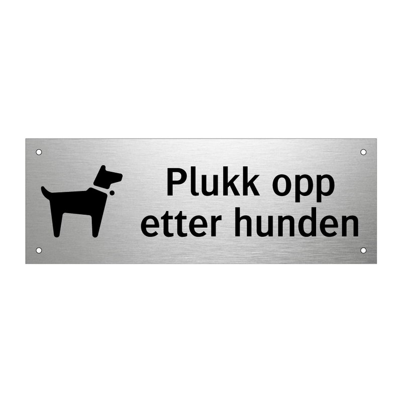 Plukk opp etter hunden & Plukk opp etter hunden