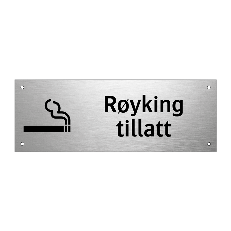 Røyking tillatt & Røyking tillatt