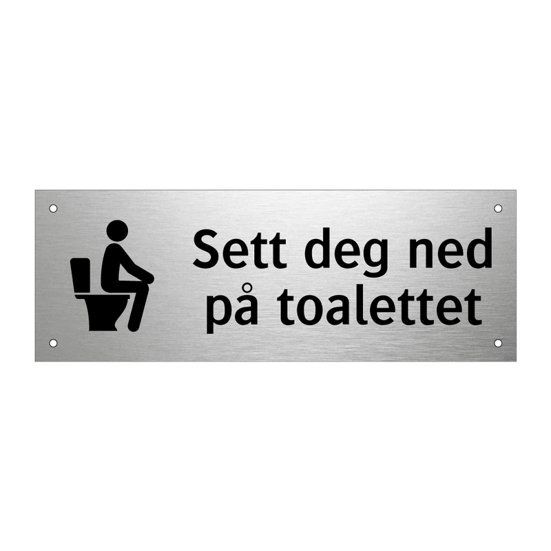 Sett deg ned på toalettet & Sett deg ned på toalettet