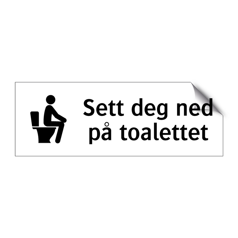 Sett deg ned på toalettet & Sett deg ned på toalettet