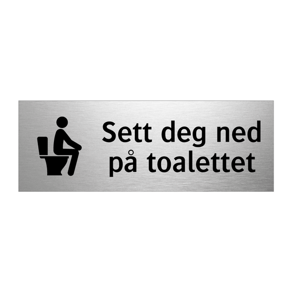 Sett deg ned på toalettet & Sett deg ned på toalettet & Sett deg ned på toalettet