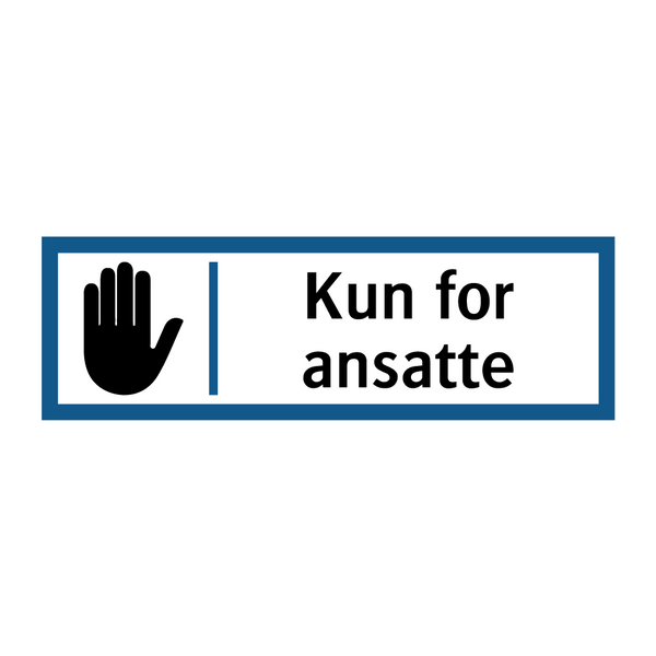 Kun for ansatte