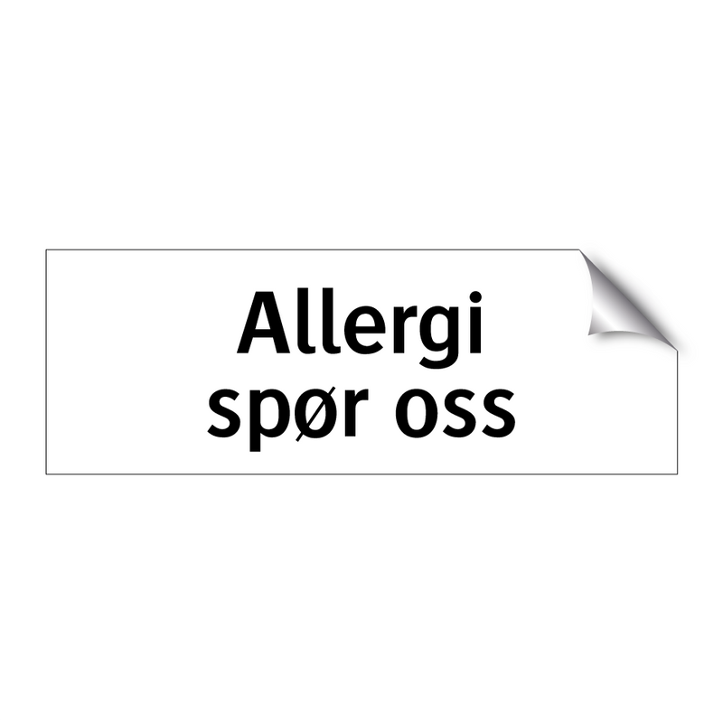 Allergi spør oss & Allergi spør oss