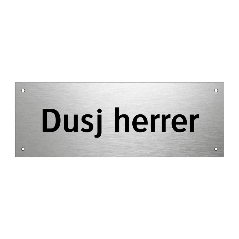 Dusj herrer & Dusj herrer