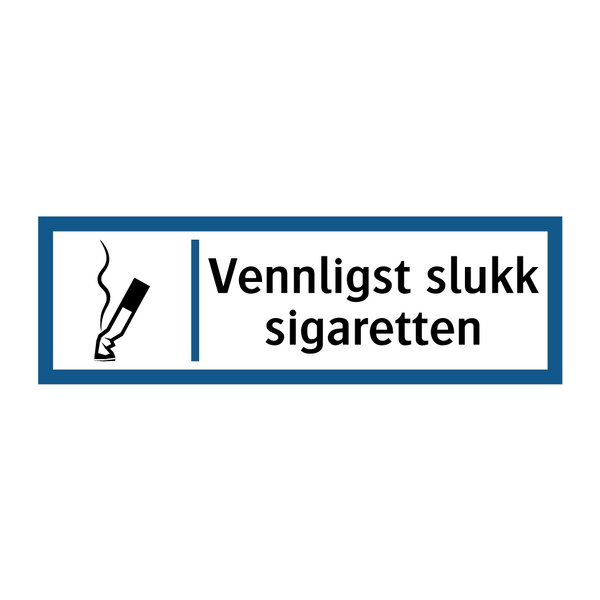 Vennligst slukk sigaretten