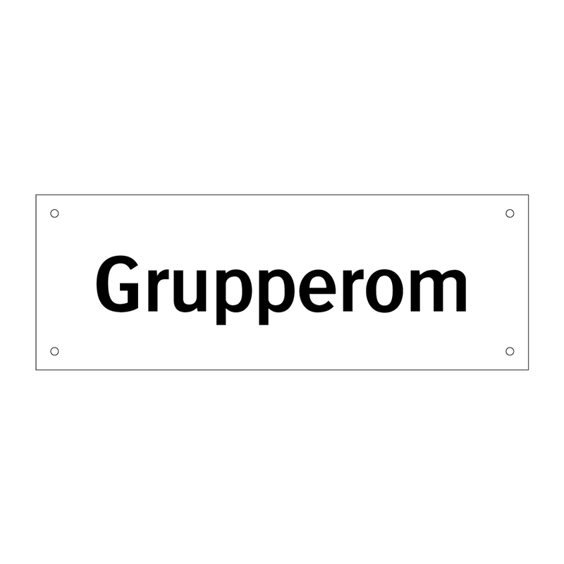 Grupperom & Grupperom