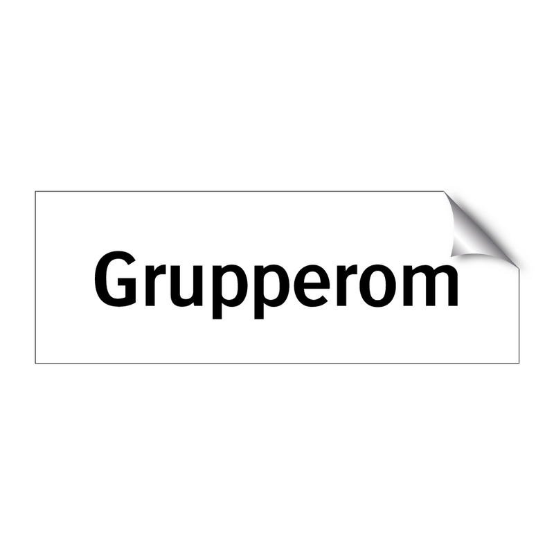 Grupperom & Grupperom