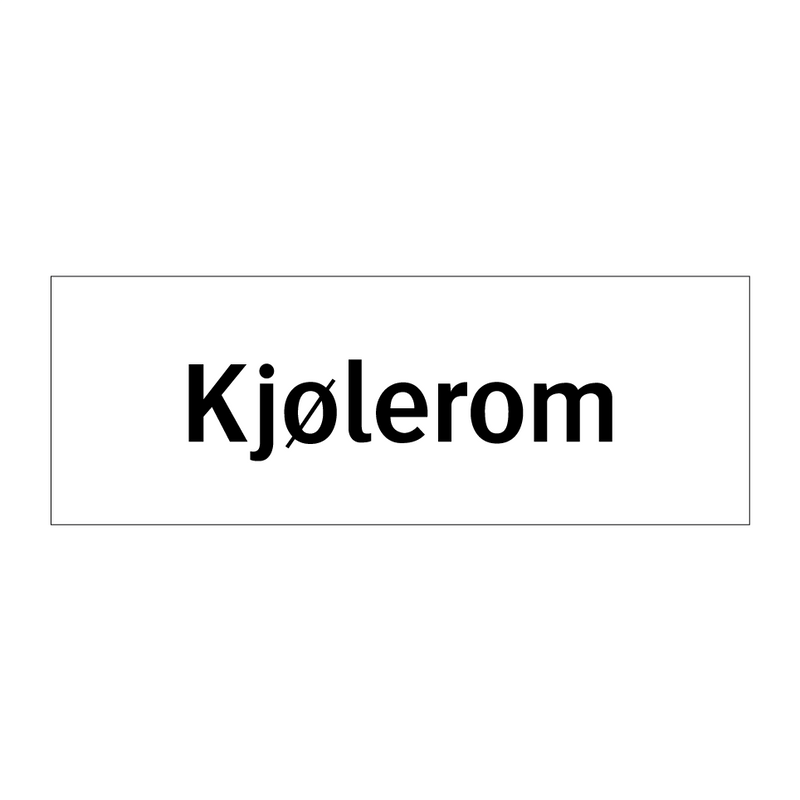 Kjølerom & Kjølerom & Kjølerom & Kjølerom