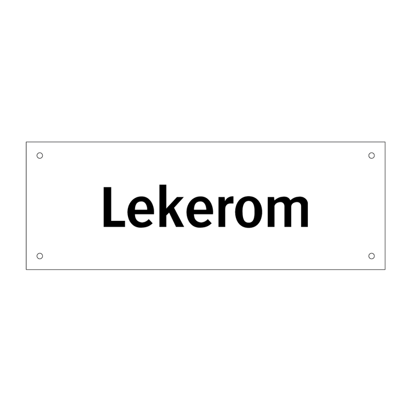 Lekerom & Lekerom