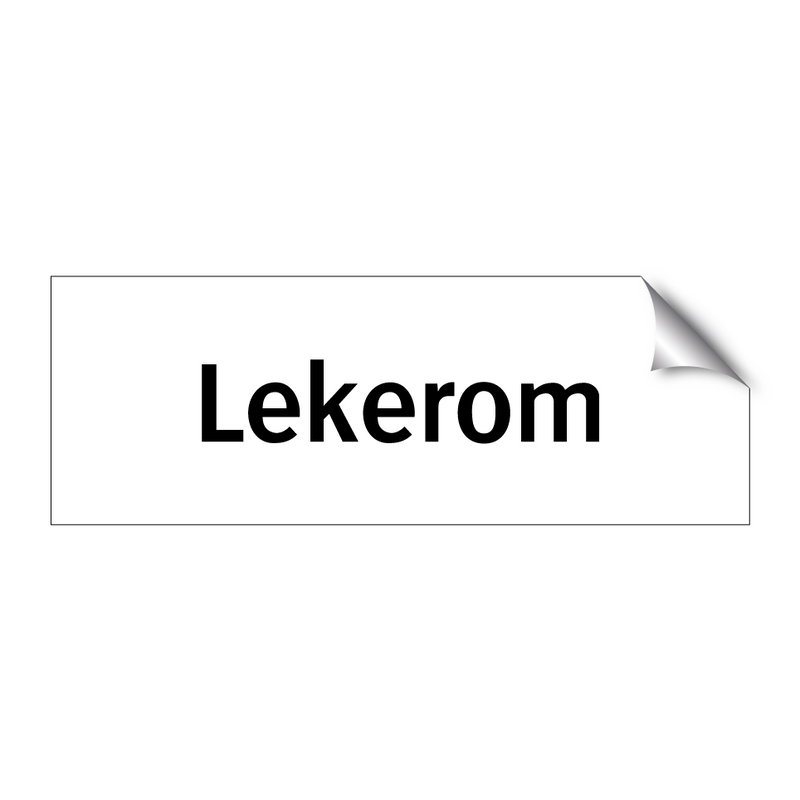 Lekerom & Lekerom