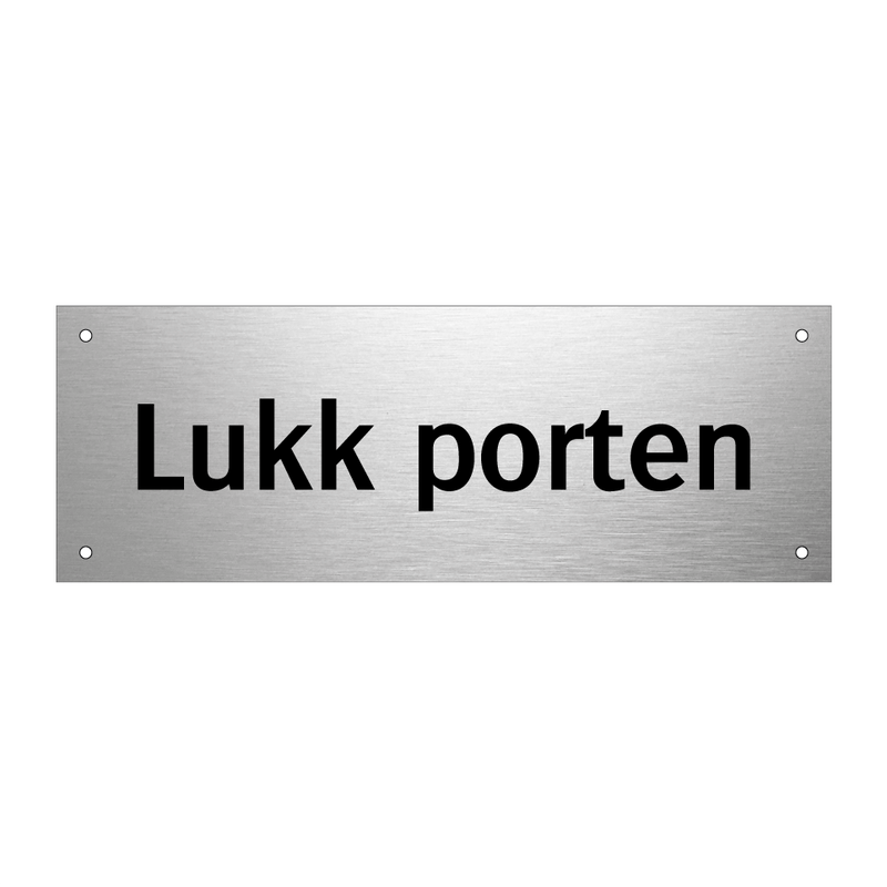 Lukk porten & Lukk porten