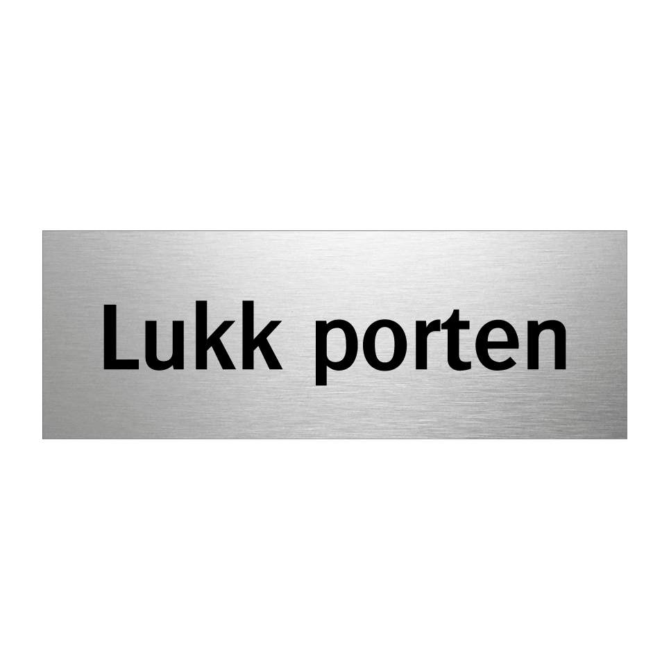 Lukk porten