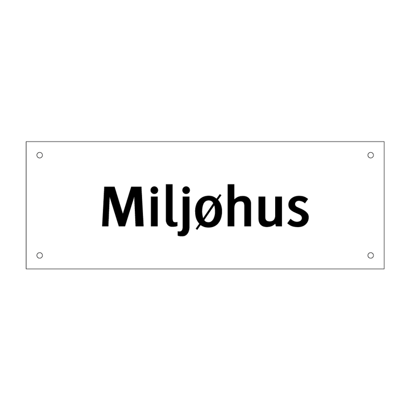 Miljøhus & Miljøhus