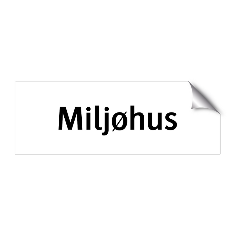 Miljøhus & Miljøhus