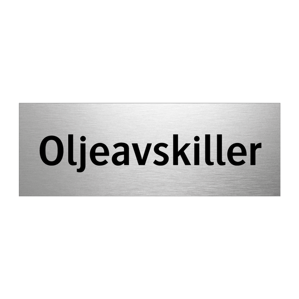 Oljeavskiller & Oljeavskiller & Oljeavskiller & Oljeavskiller & Oljeavskiller