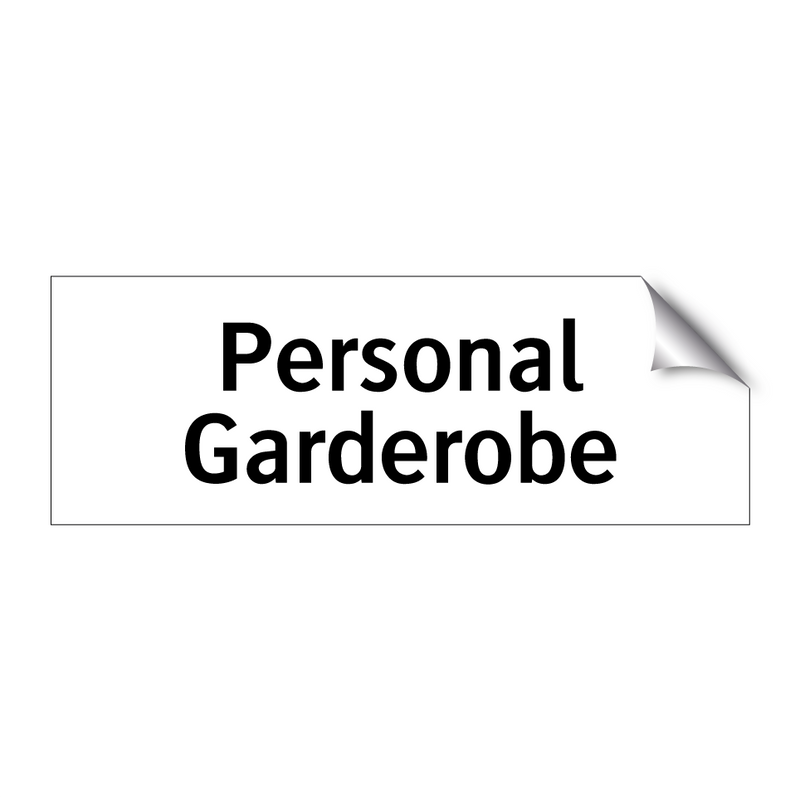 Personal Garderobe & Personal Garderobe