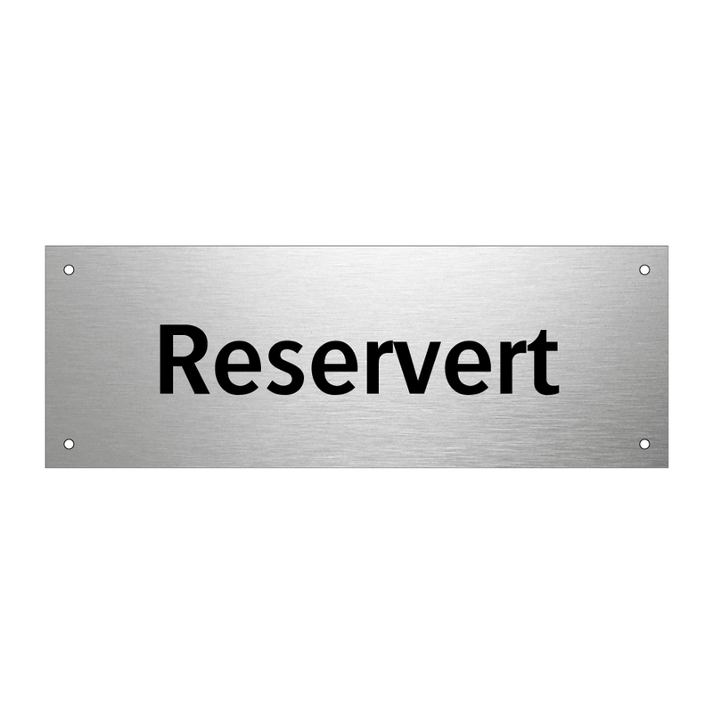 Reservert & Reservert