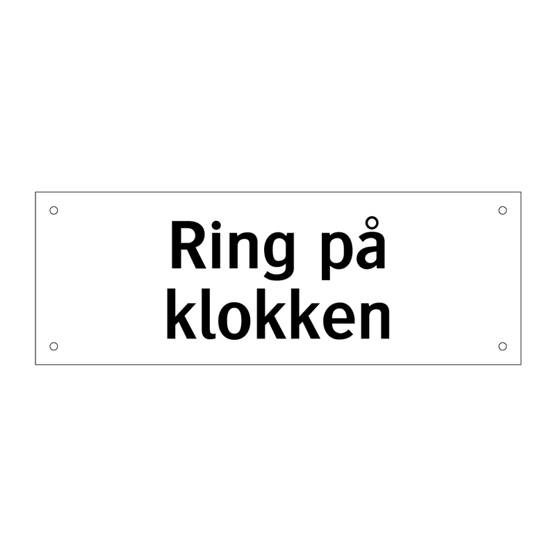 Ring på klokken & Ring på klokken